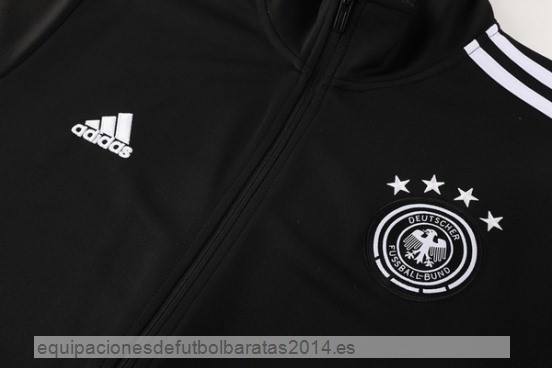 Nuevo Conjunto Completo Ropa Deportiva Con Cremallera Larga Alemania 2024 Negro Blanco Baratas